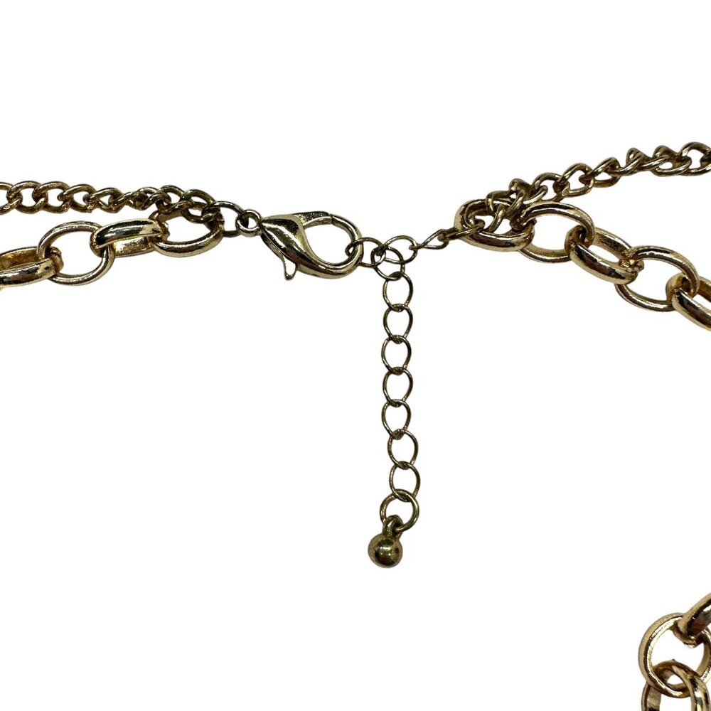 Double Strand Rhinestone Necklace - Picture 6 of 8